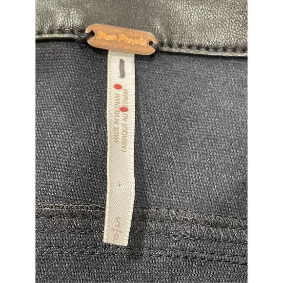 New Free People Danni Vegan Leather Midi Dress Size S - Picture 8 of 9